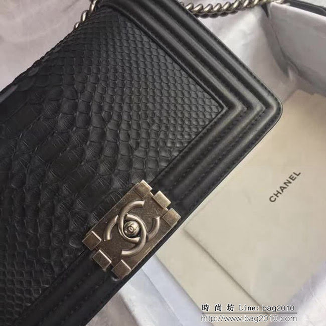 香奈兒CHANEL 67086 百年經典款蛇皮單肩斜挎鏈條包 DSC1977